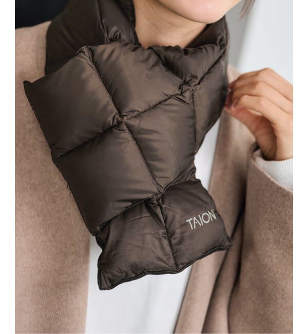 FRAMeWORK「TAION/タイオン BASIC DOWN スカーフ」|マフラー|