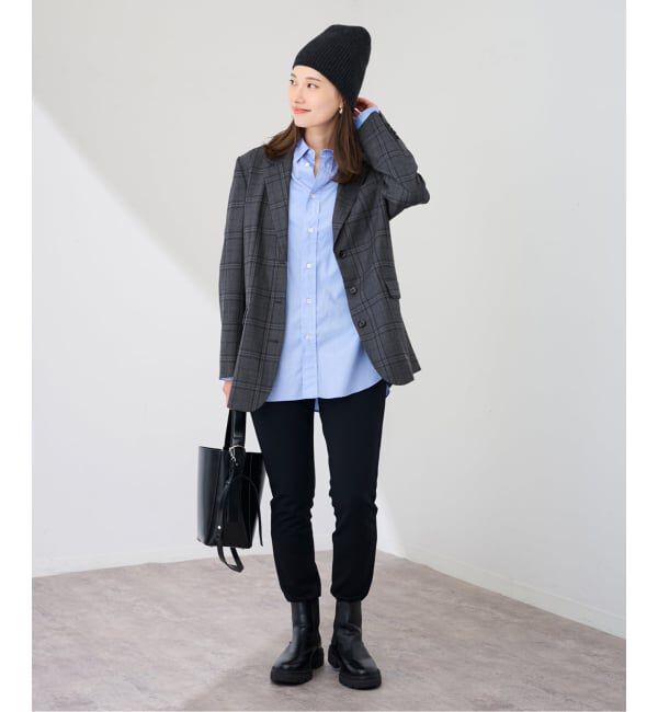 FRAMeWORK「William Brunton 1x1リブビーニー」|ニット帽|