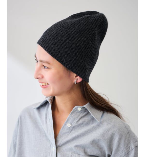 FRAMeWORK「William Brunton 1x1リブビーニー」|ニット帽|