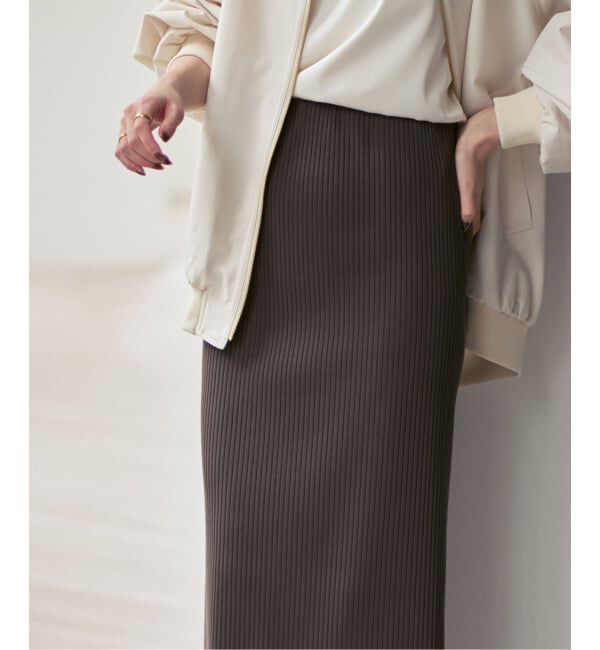 NOBLE「《追加・WEB限定カラー》トタンテレコタイトスカート」|スカート|