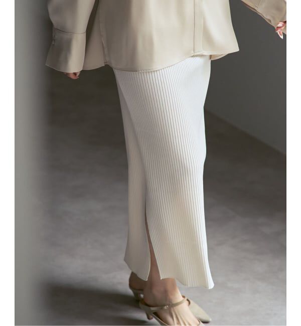 NOBLE「《追加・WEB限定カラー》トタンテレコタイトスカート」|スカート|