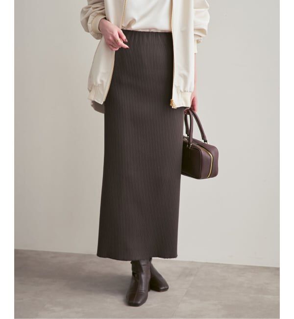 NOBLE「《追加・WEB限定カラー》トタンテレコタイトスカート」|スカート|