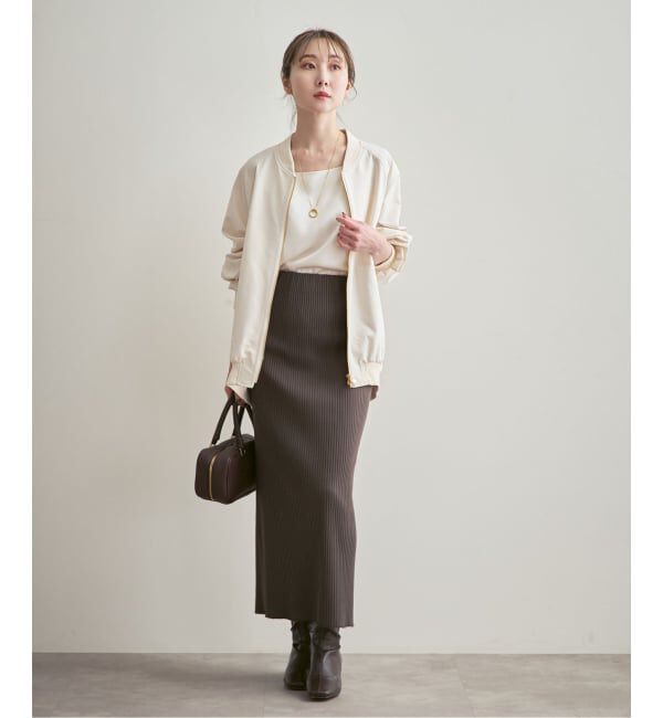 NOBLE「《追加・WEB限定カラー》トタンテレコタイトスカート」|スカート|