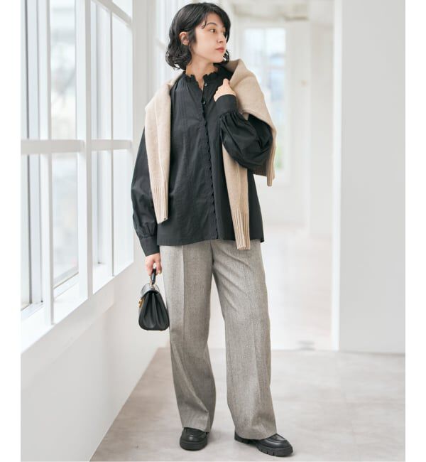 Spick and Span「レースフリルブラウス」|シャツ・ブラウス|