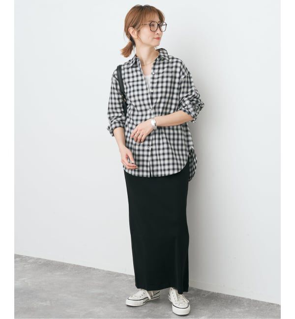 Spick and Span「《予約》ソフトチェックシャツ」|シャツ・ブラウス|