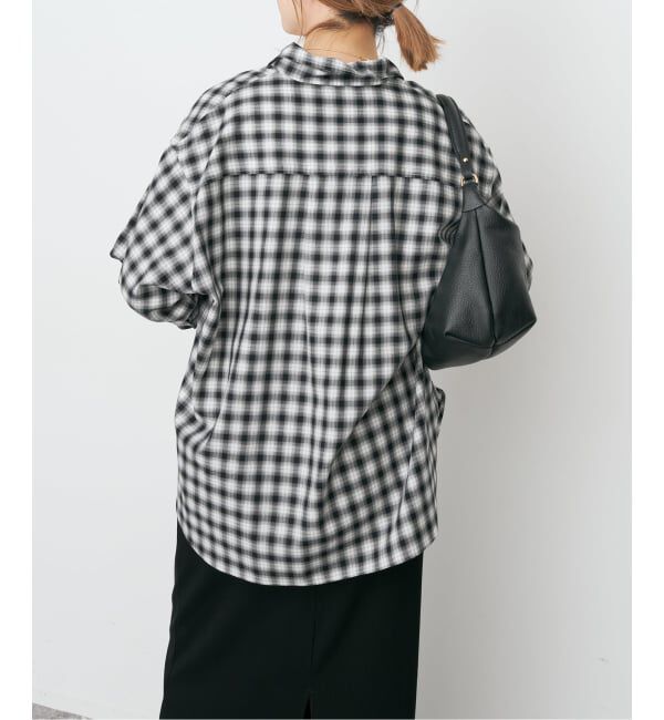 Spick and Span「《予約》ソフトチェックシャツ」|シャツ・ブラウス|