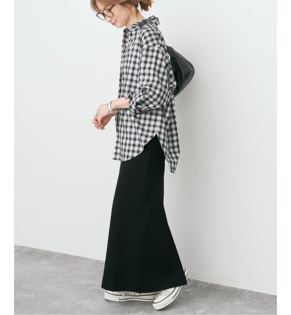 Spick and Span「《予約》ソフトチェックシャツ」|シャツ・ブラウス|