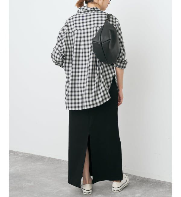 Spick and Span「《予約》ソフトチェックシャツ」|シャツ・ブラウス|