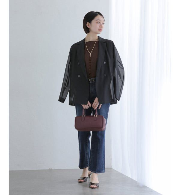  「【洗える】強撚フライスボートネックプルオーバー」|Tシャツ・カットソー|