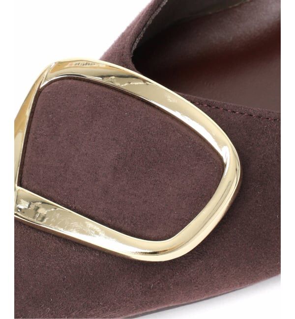  「《追加》3cmポインテッドニュアンスバックルパンプス」|パンプス|