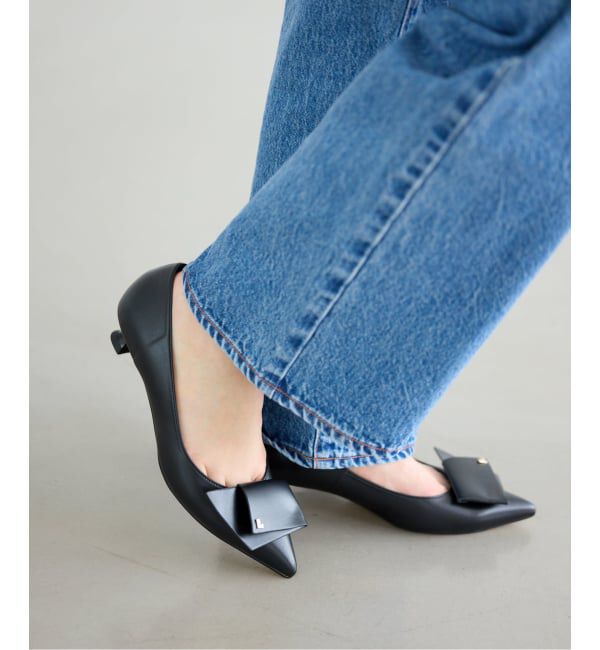  「《追加》3.5cmポインテッドLモチーフパンプス」|パンプス|