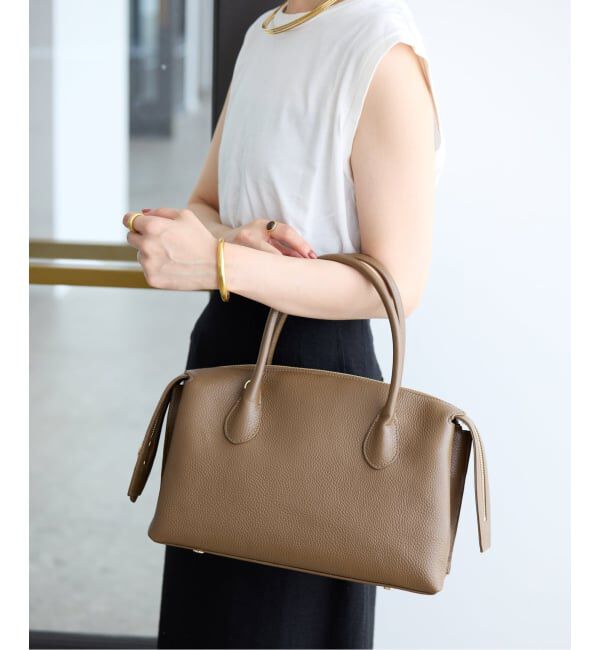  「Story./ストーリー レザーボストン」|ボストンバッグ|ブラウン