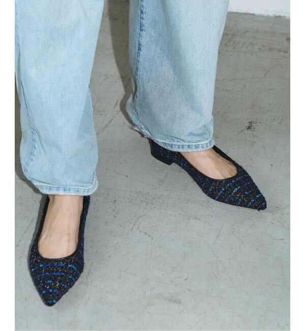 GRISE「GRISEポインテッドフラット」|その他|ネイビー