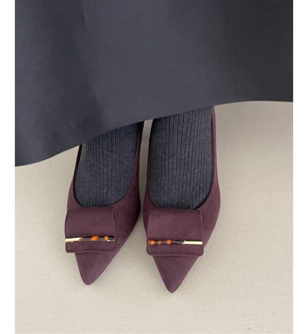  「5cmポインテッドマーブルバーパンプス」|パンプス|