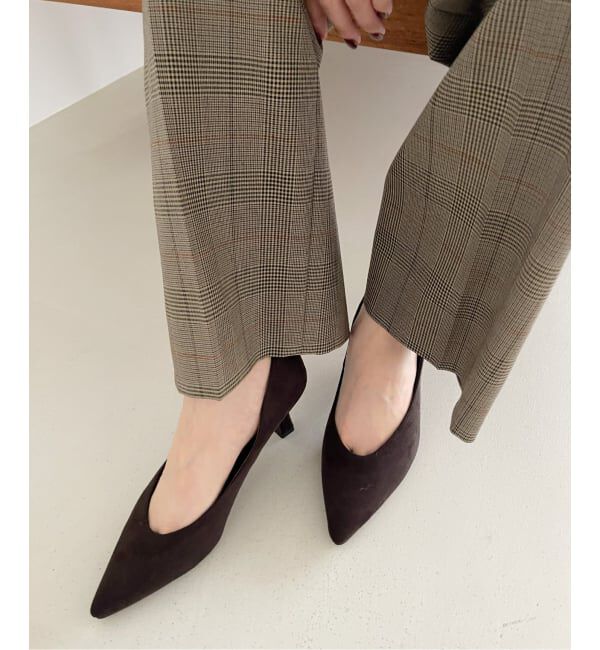  「《追加》7cmポインテッドニュアンスカットパンプス」|パンプス|