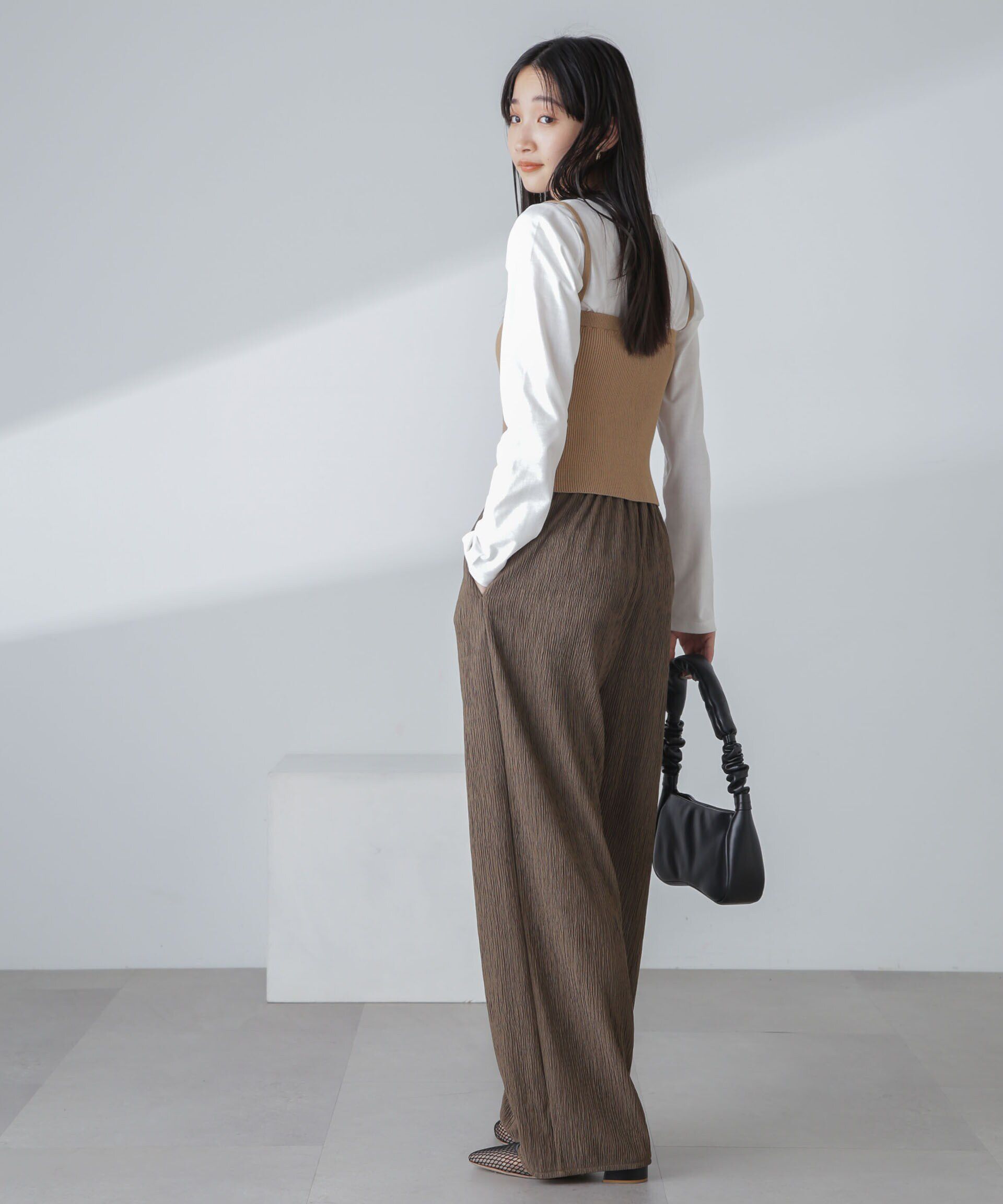 nano･universe「3WAYニットビスチェセットTee」|Tシャツ・カットソー|