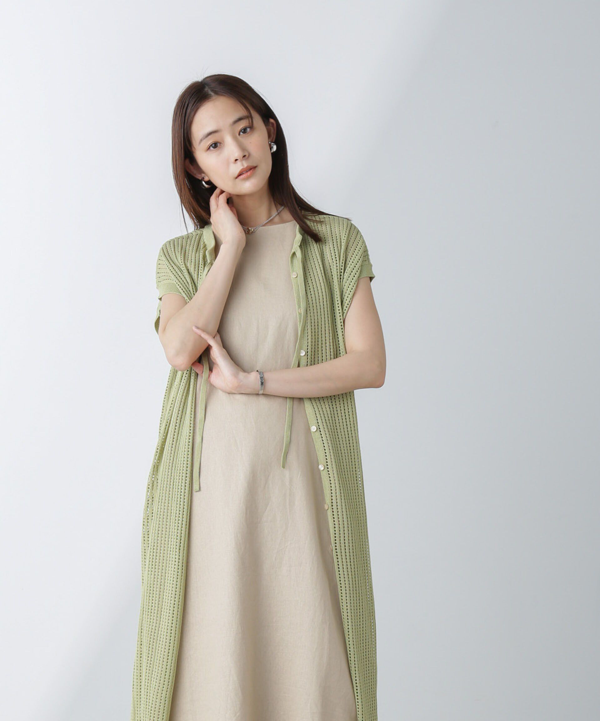 nano･universe「前後2wayメッシュワンピース」|ワンピース|