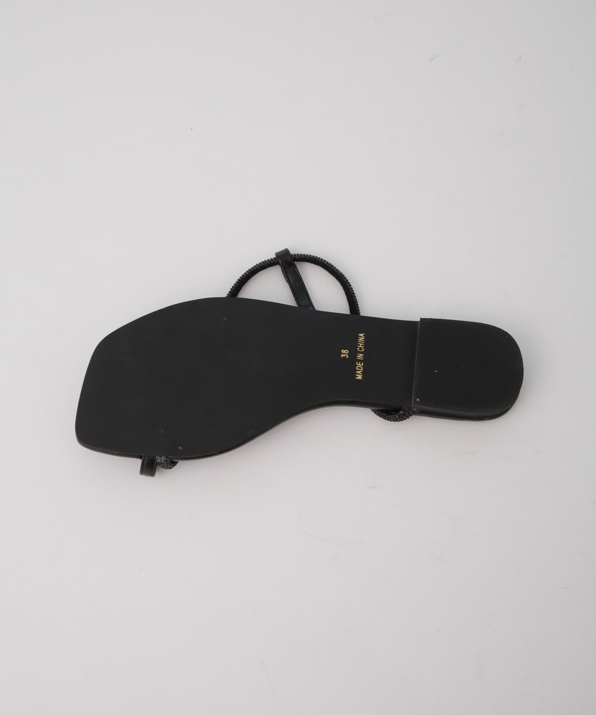 nano･universe「ラインストーントングサンダル」|サンダル|