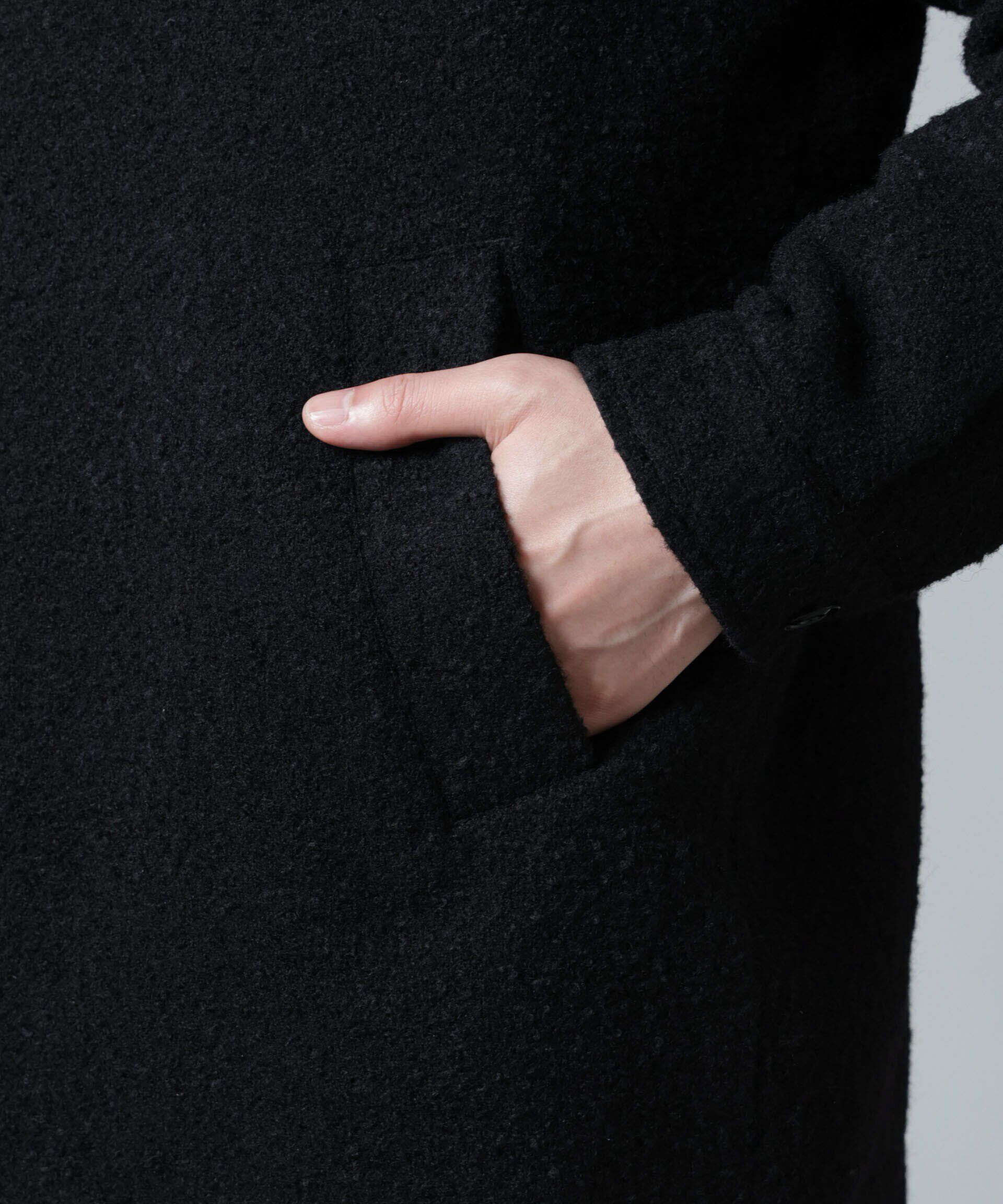 nano･universe「ループヤーンミックス バーンジャケット」|ブルゾン・スタジャン|