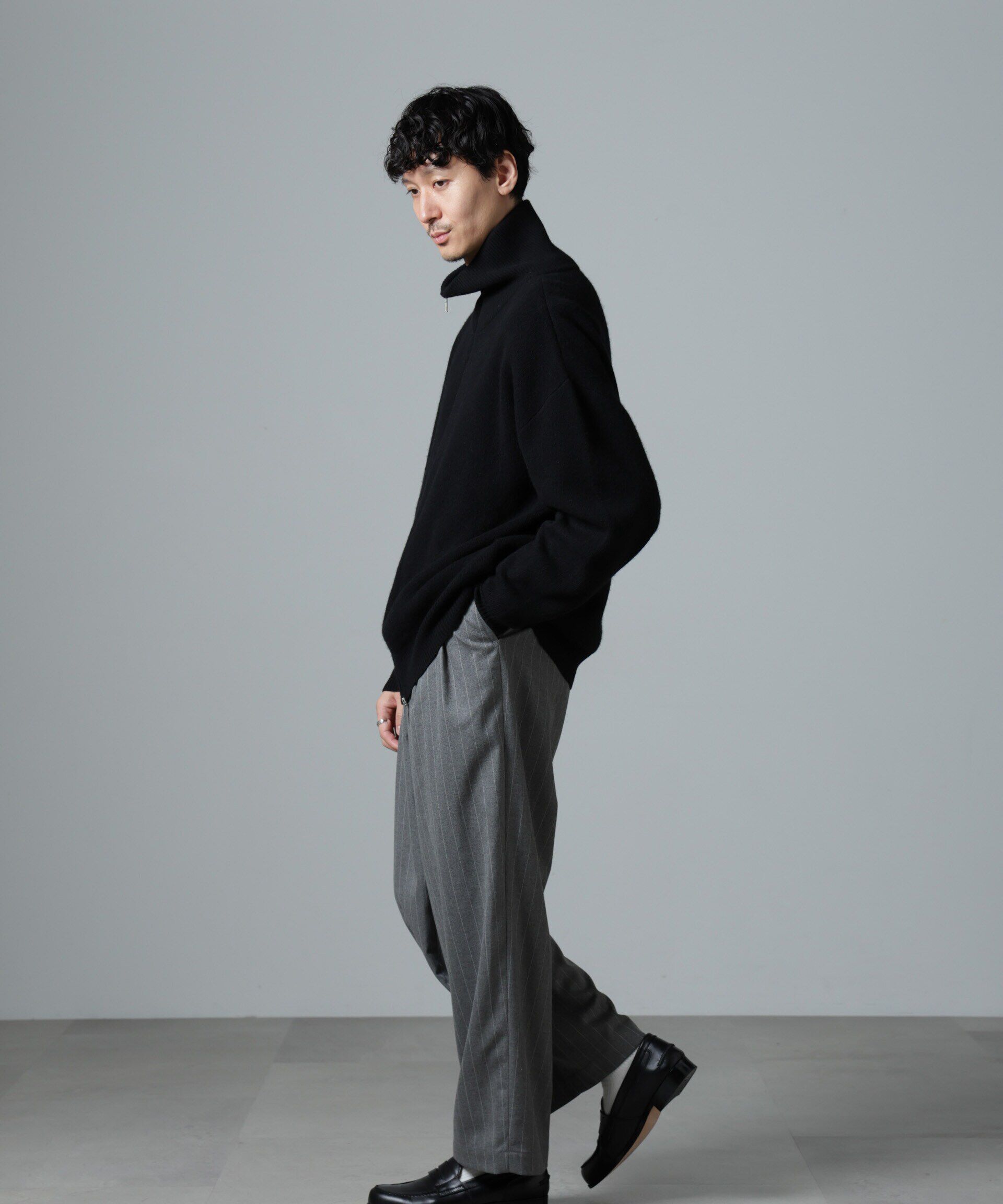 nano･universe「｢大人のﾜｲﾄﾞﾊﾟﾝﾂ｣ﾋﾟﾝｽﾄﾗｲﾌﾟﾌﾗﾝﾈﾙ2ﾀｯｸﾜｲﾄ」|チノ|