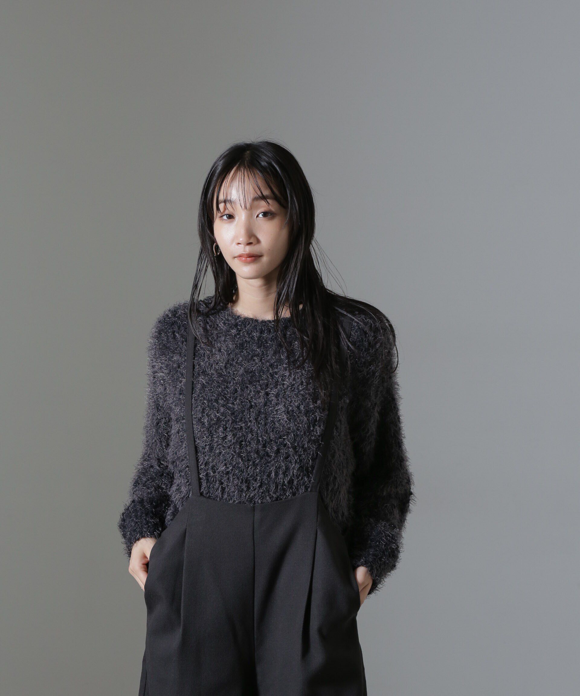 nano･universe「モールフェザークロップドニットトップス」|ニット・セーター|