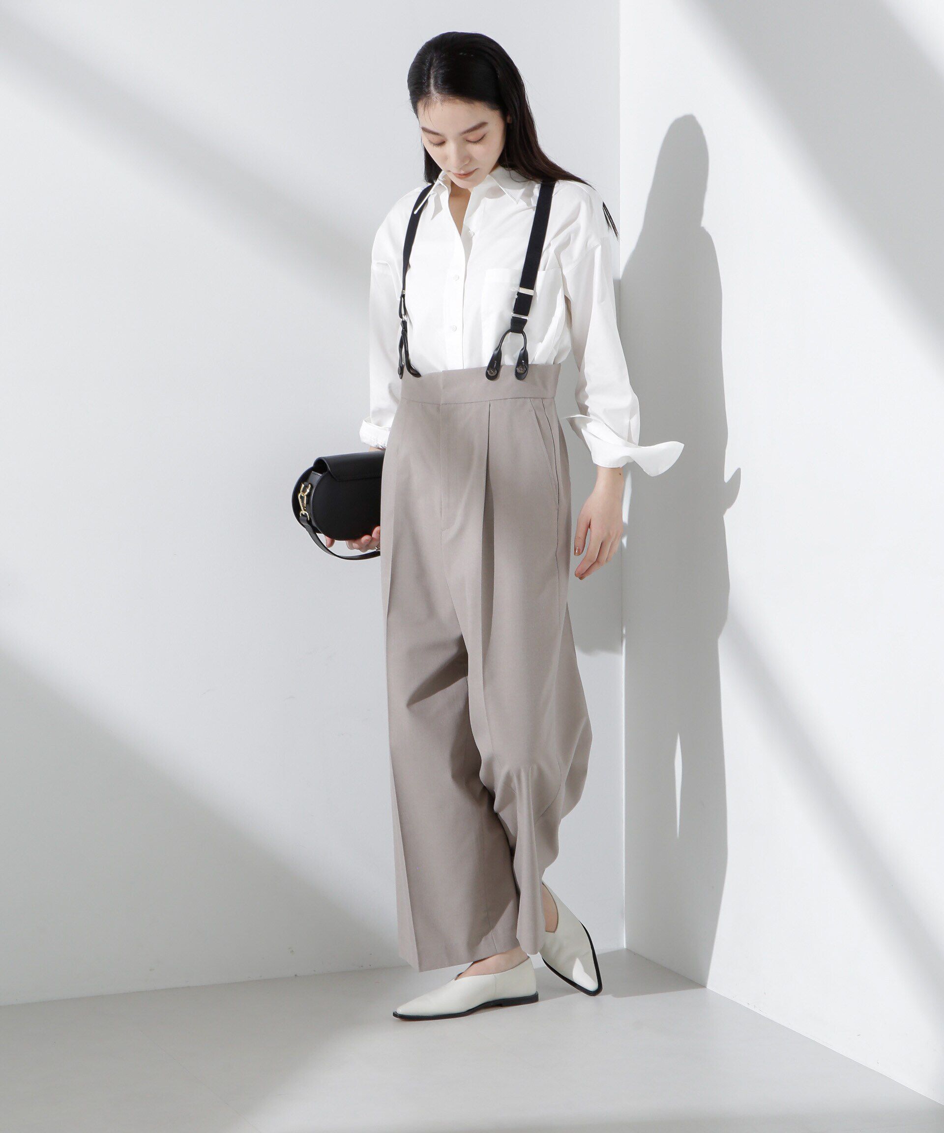 nano･universe「バッククロスオーバーシャツ」|シャツ・ブラウス|