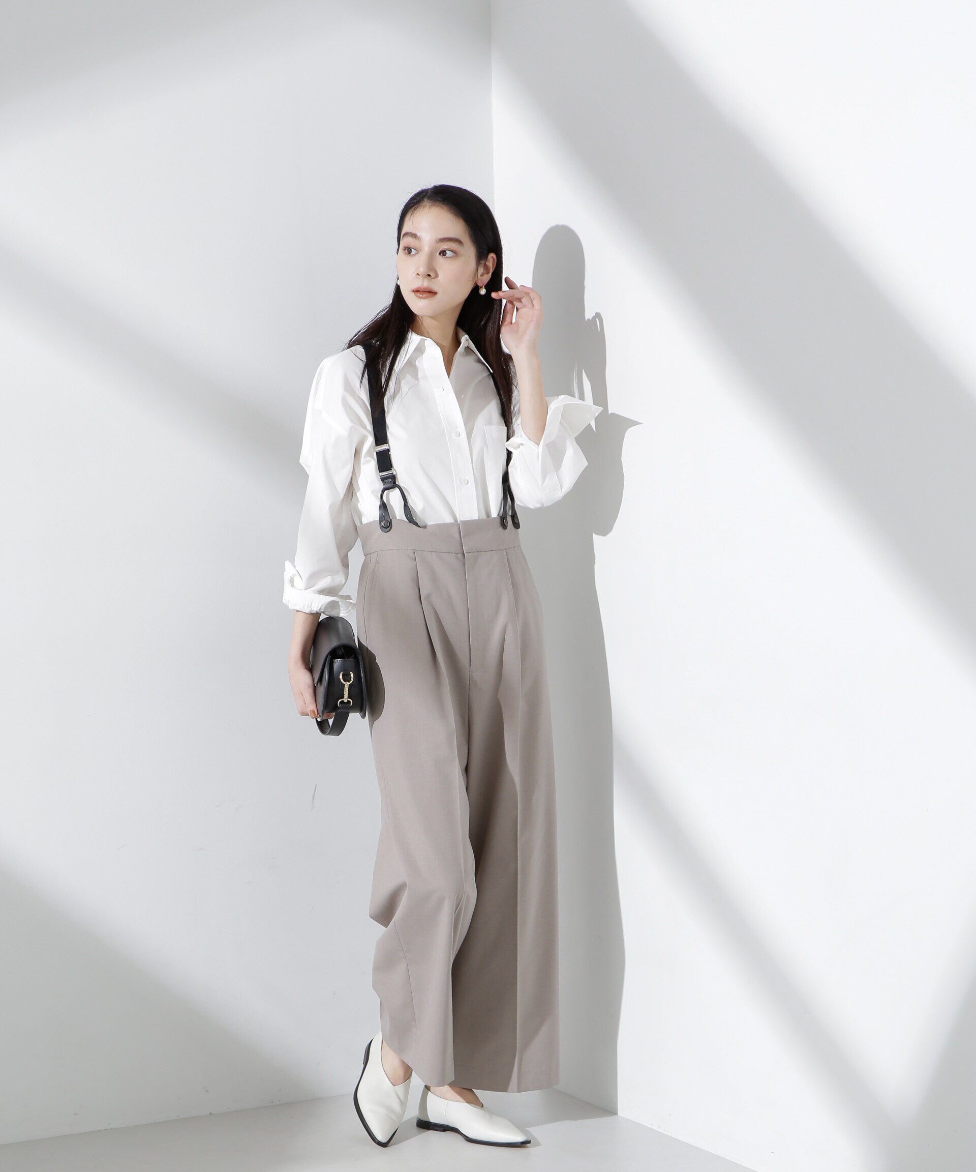 nano･universe「バッククロスオーバーシャツ」|シャツ・ブラウス|