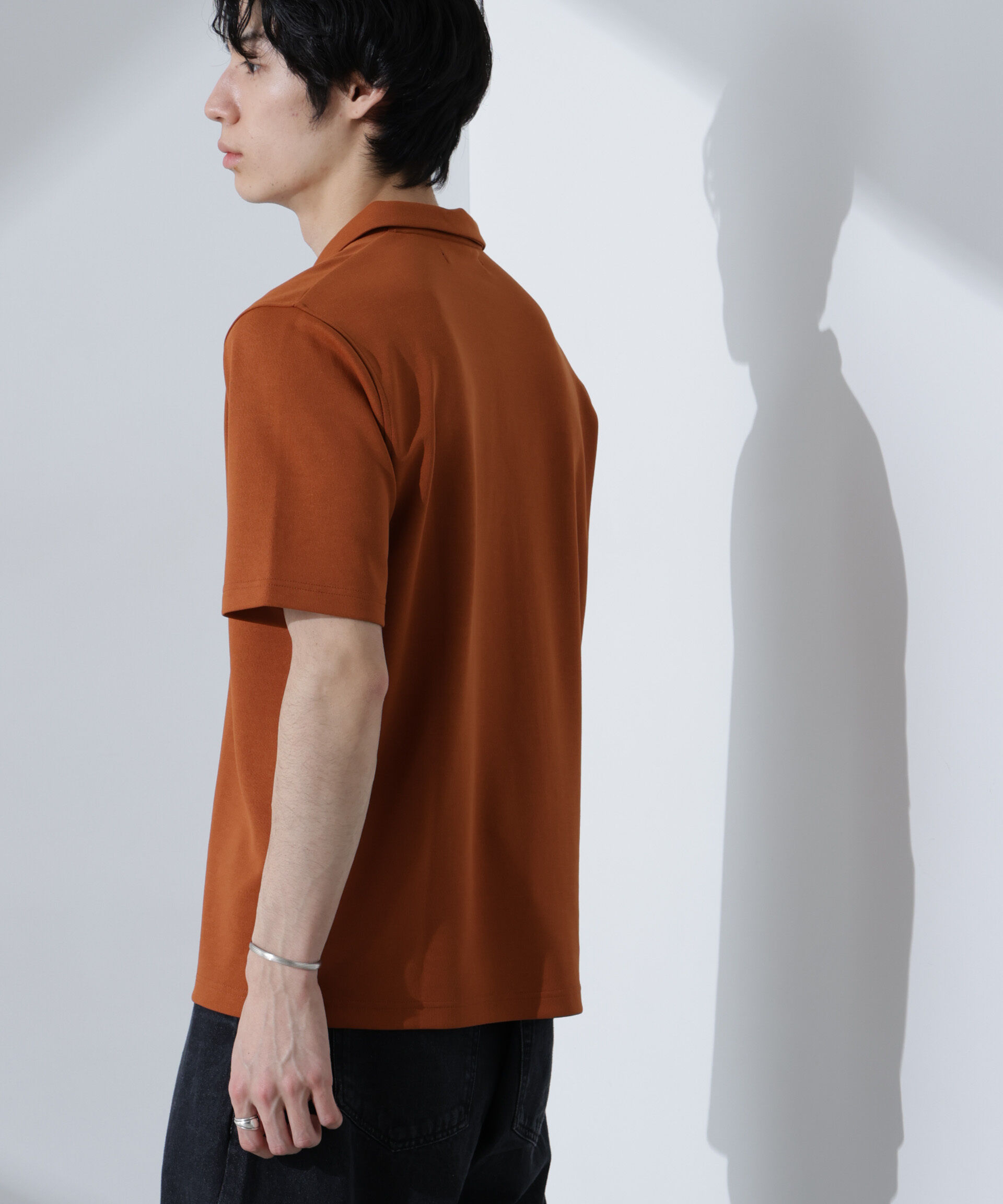 nano･universe「T/C天竺ポロシャツ 半袖」|Tシャツ・カットソー|