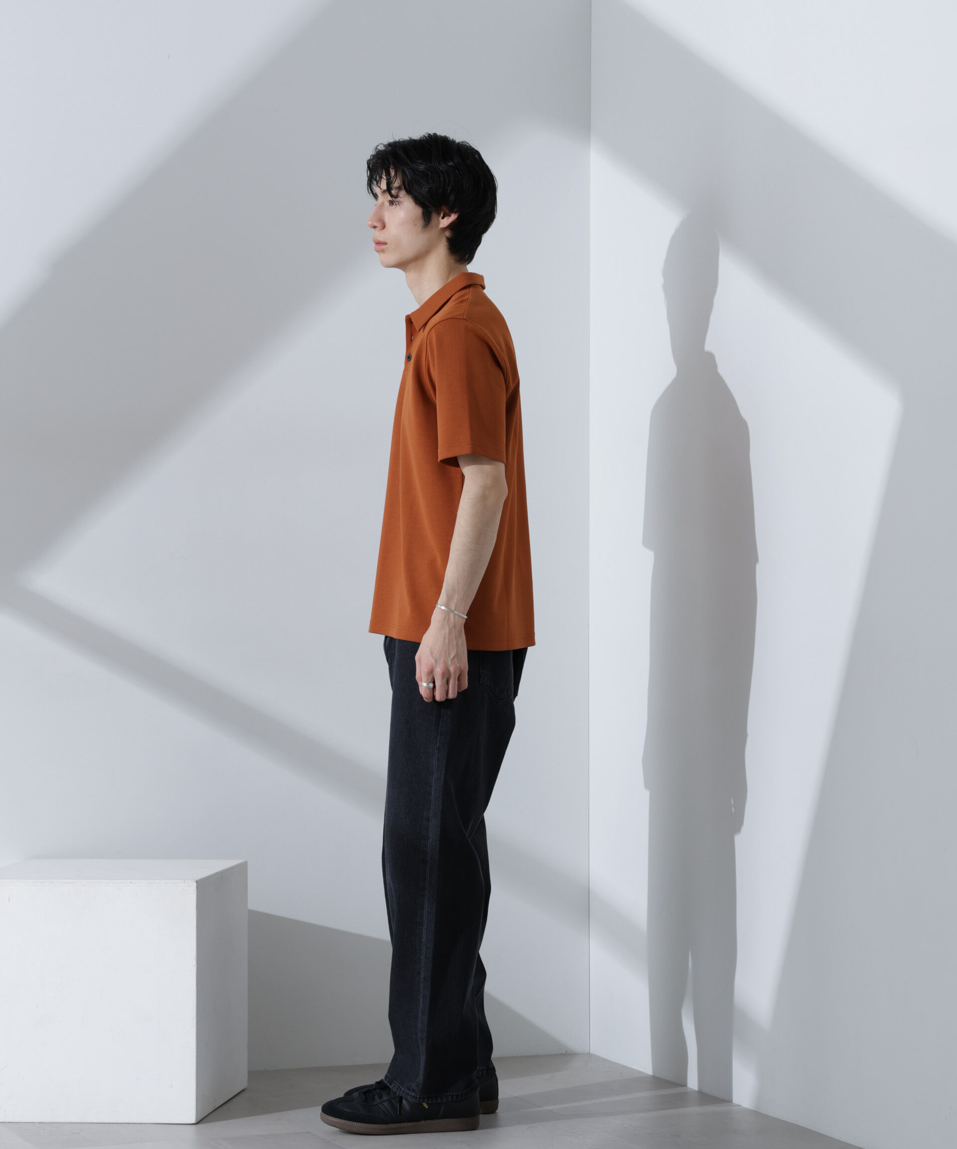 nano･universe「T/C天竺ポロシャツ 半袖」|Tシャツ・カットソー|