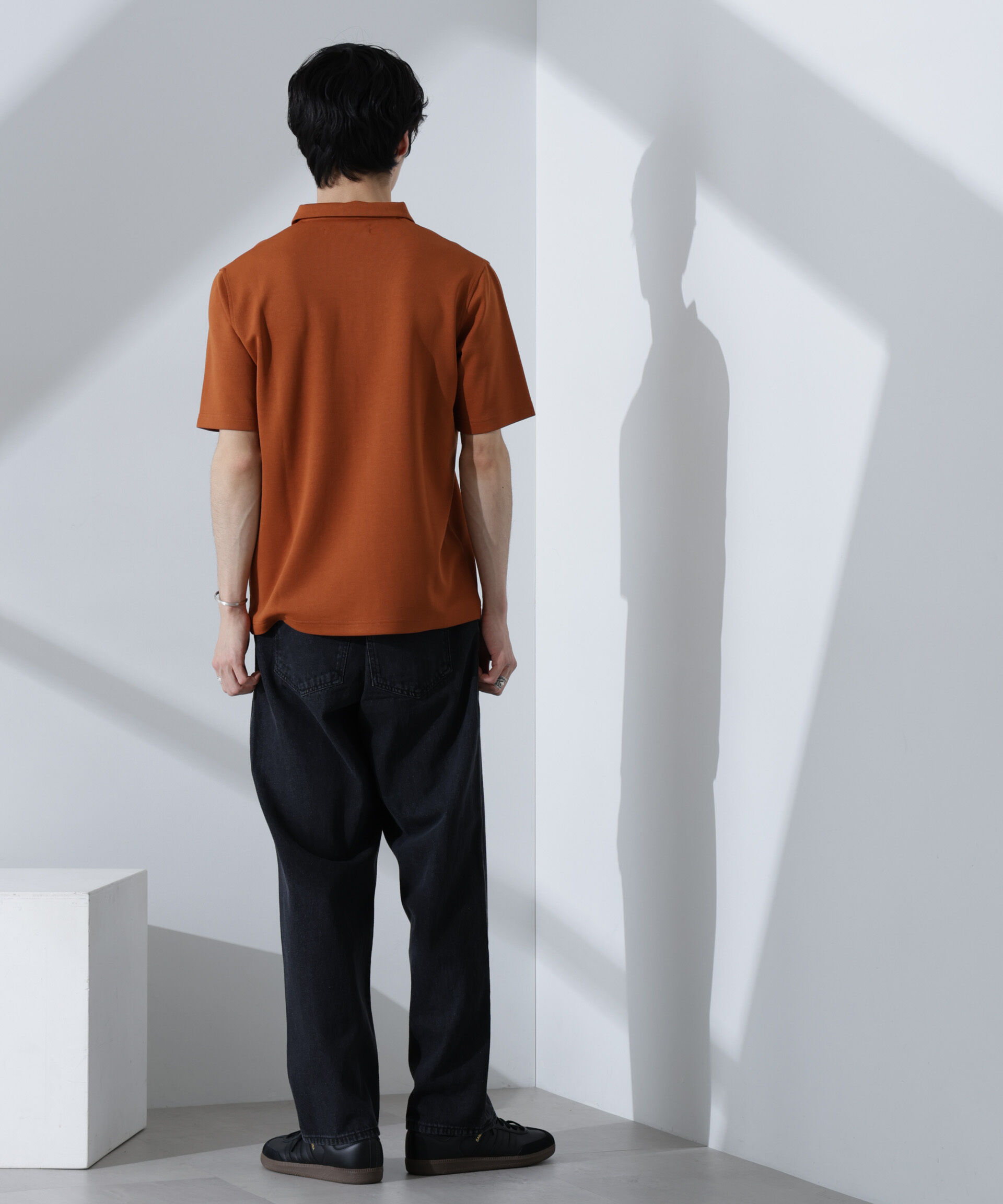 nano･universe「T/C天竺ポロシャツ 半袖」|Tシャツ・カットソー|