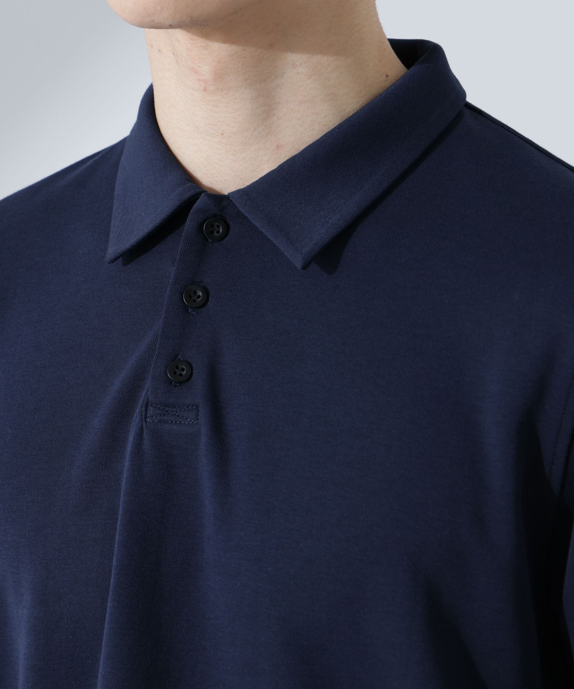 nano･universe「T/C天竺ポロシャツ 半袖」|Tシャツ・カットソー|