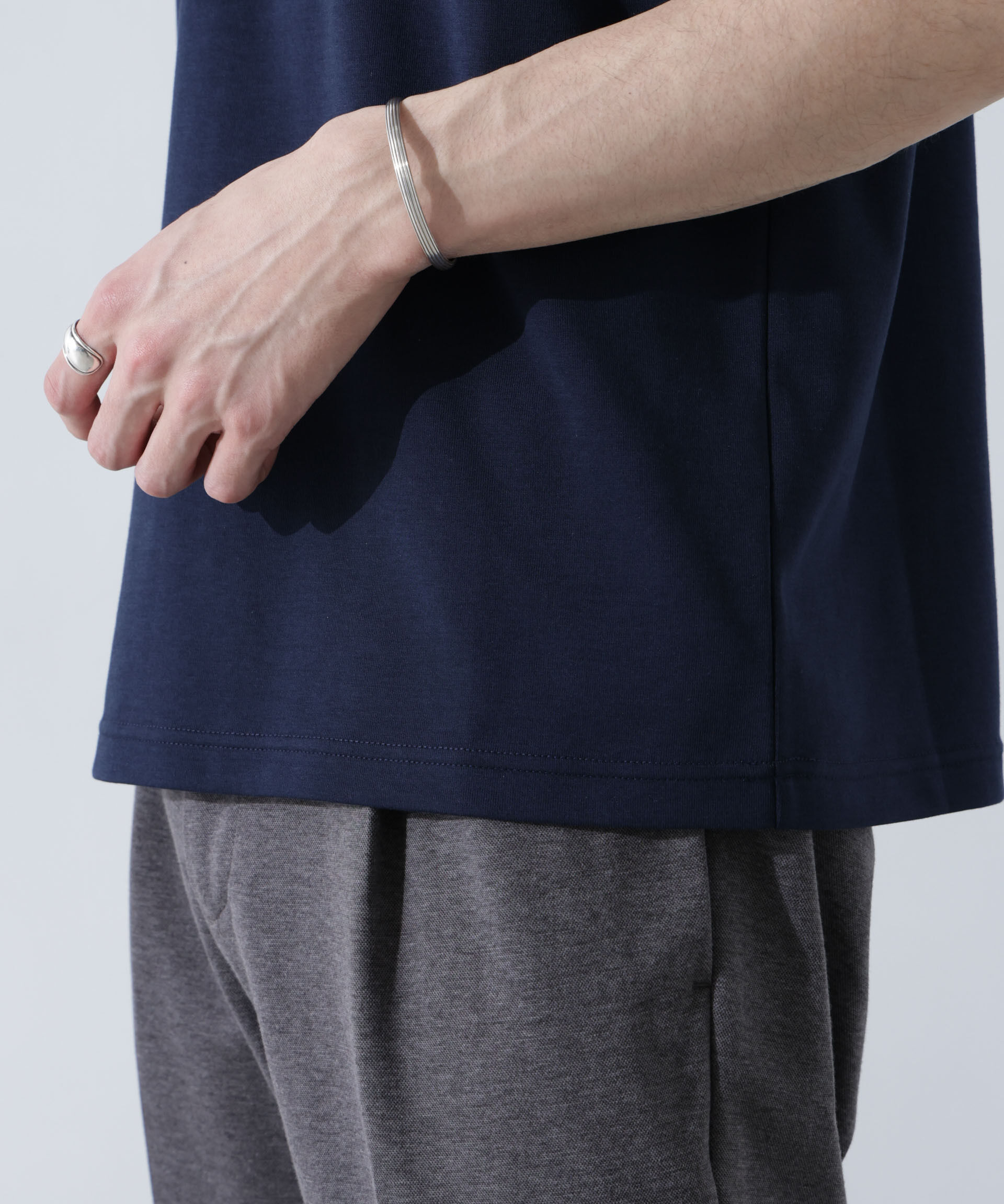 nano･universe「T/C天竺ポロシャツ 半袖」|Tシャツ・カットソー|