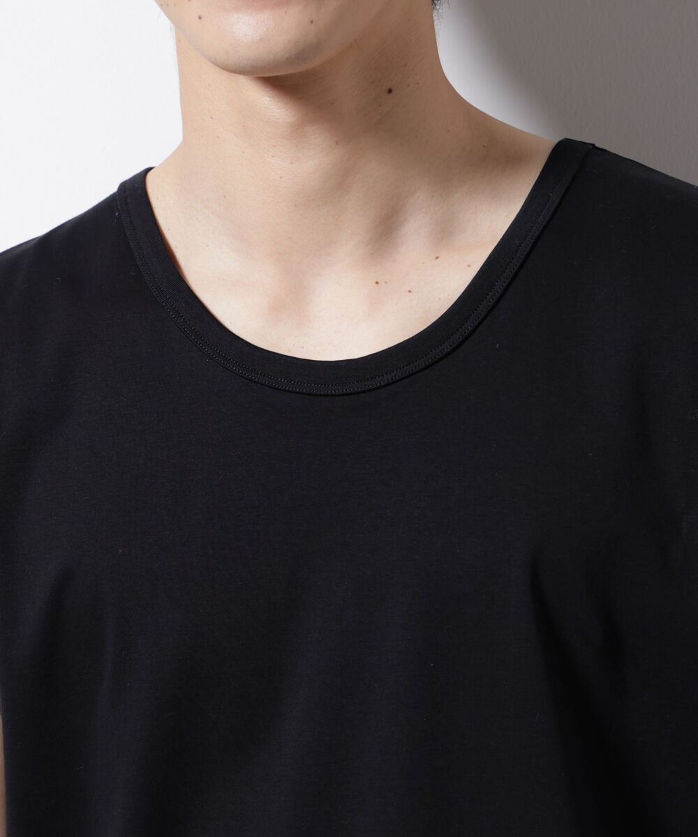 nano･universe「シルケットスムースノースリブプルオーバー」|Tシャツ・カットソー|