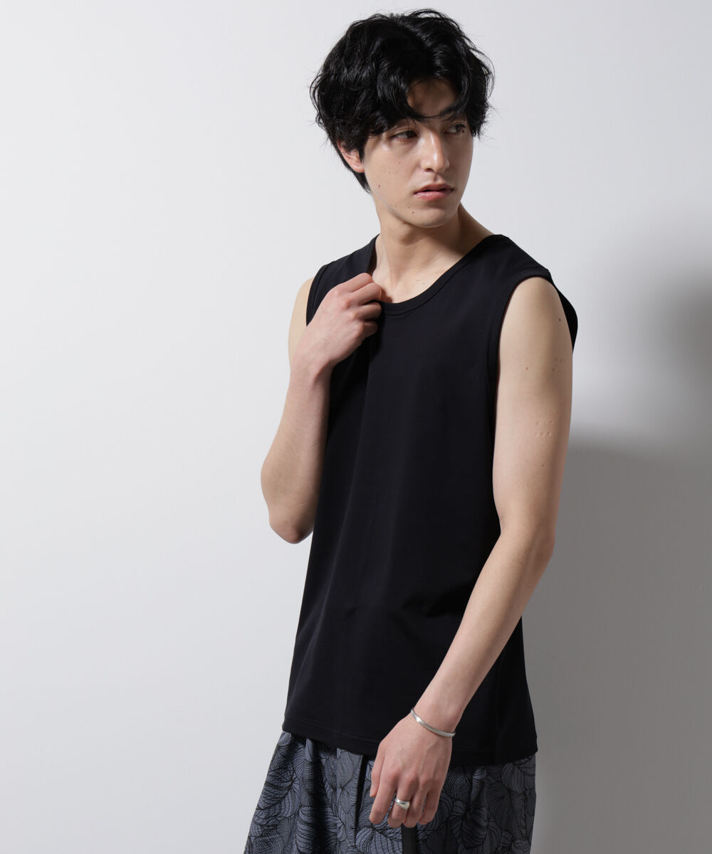 nano･universe「シルケットスムースノースリブプルオーバー」|Tシャツ・カットソー|