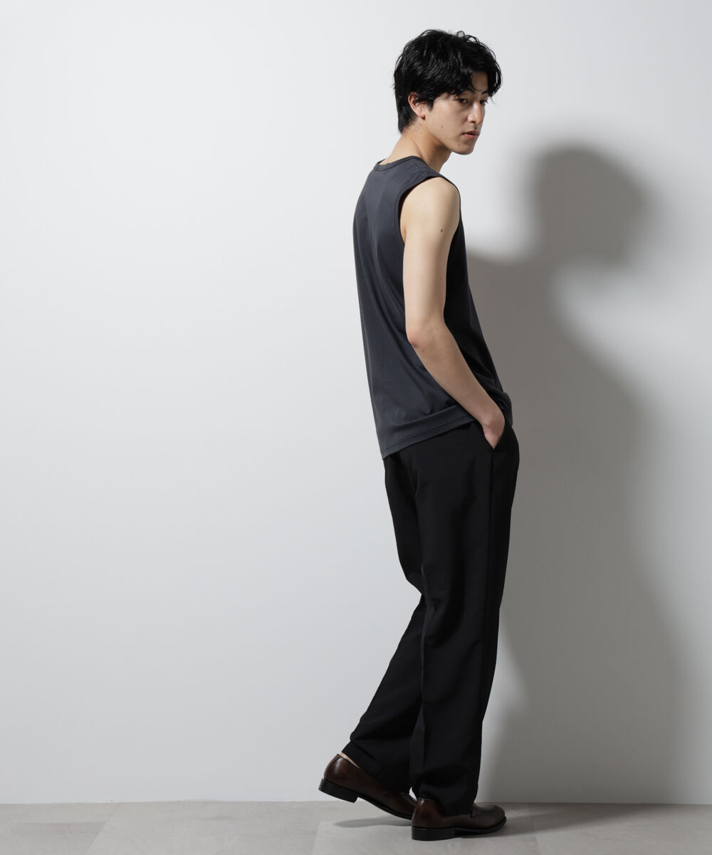 nano･universe「シルケットスムースノースリブプルオーバー」|Tシャツ・カットソー|