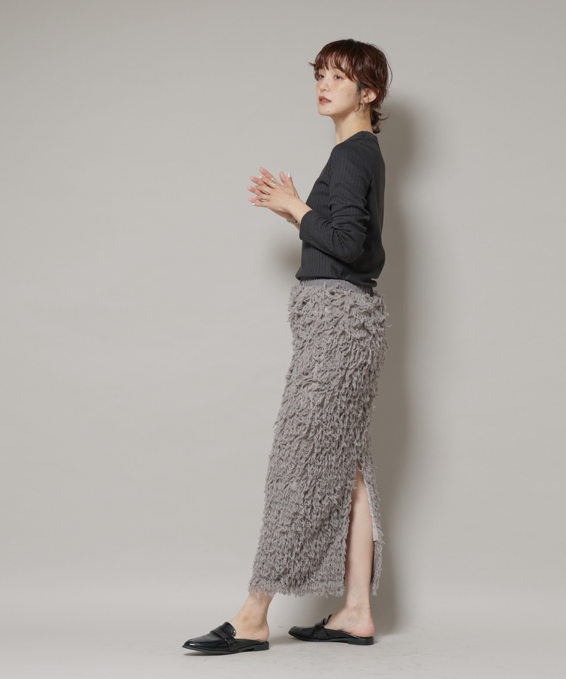 nano･universe「Anti Soaked(Ｒ) 汗染み防止リブロンＴ」|Tシャツ・カットソー|