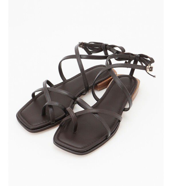 自由区「レースアップ サンダル」|サンダル|ﾀﾞｰｸﾌﾞ