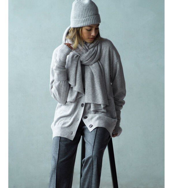 23区「ピュアカシミヤ アーム ウォーマー」|手袋|