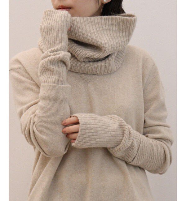 23区「ピュアカシミヤ アーム ウォーマー」|手袋|