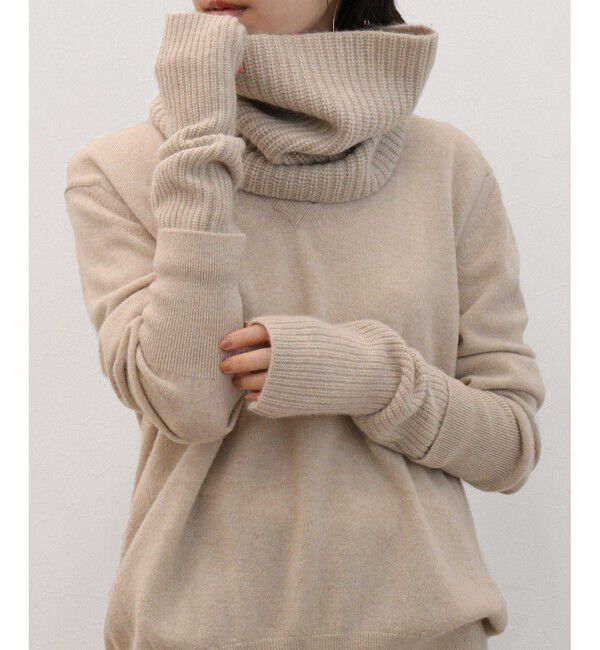 23区「ピュアカシミヤ アーム ウォーマー」|手袋|