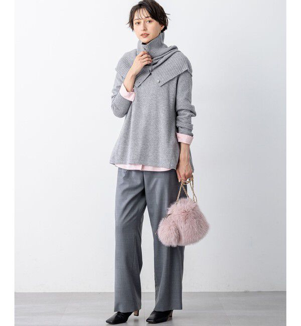 23区「【見上愛さん着用/洗える】ピュアカシミヤ 2WAY スヌード」|その他|