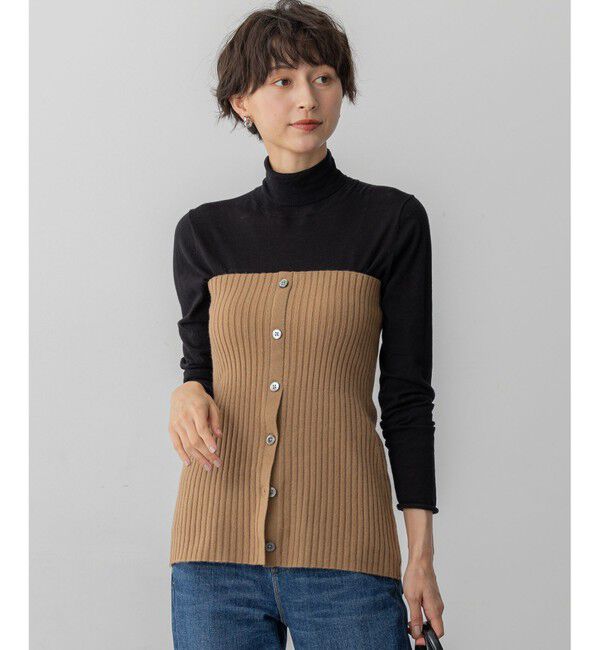 23区「【見上愛さん着用/洗える】ピュアカシミヤ 2WAY スヌード」|その他|キャメル系