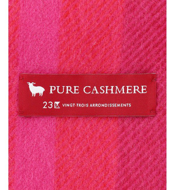 23区「【VERY掲載】カシミヤ チェック ストール」|ストール|