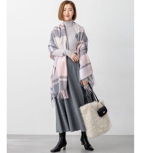 23区「【VERY掲載】カシミヤ チェック ストール」|ストール|