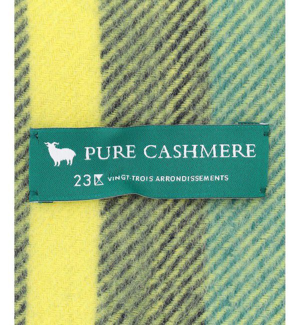 23区「【VERY掲載】カシミヤ チェック ストール」|ストール|