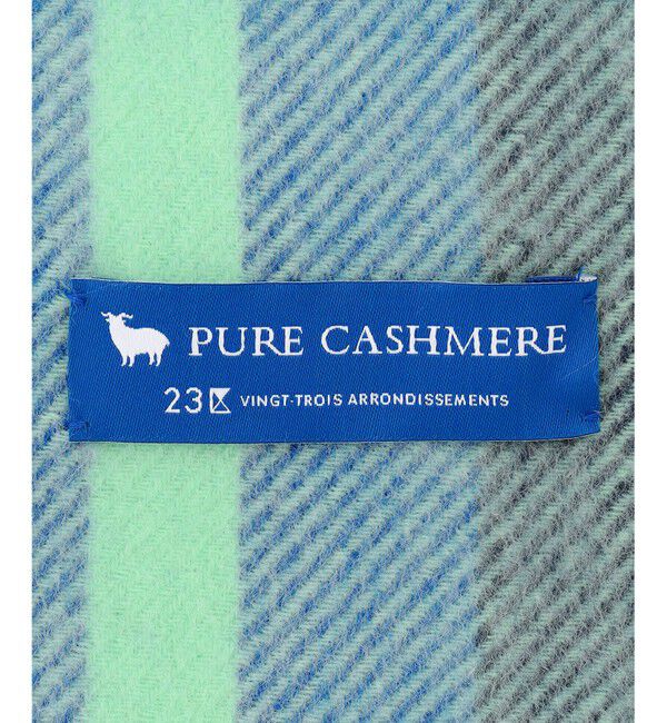 23区「【VERY掲載】カシミヤ チェック ストール」|ストール|