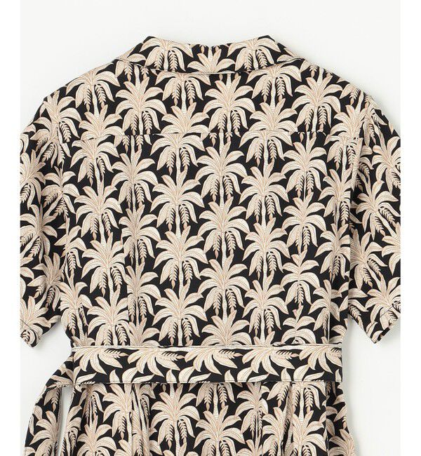 Grace Class「パームモチーフシャツワンピース」|ワンピース|