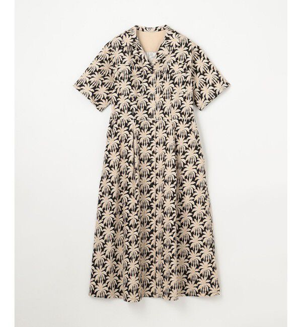 Grace Class「パームモチーフシャツワンピース」|ワンピース|