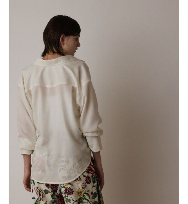 GRACE CONTINENTAL「シアー2wayウエスタンシャツ」|シャツ・ブラウス|