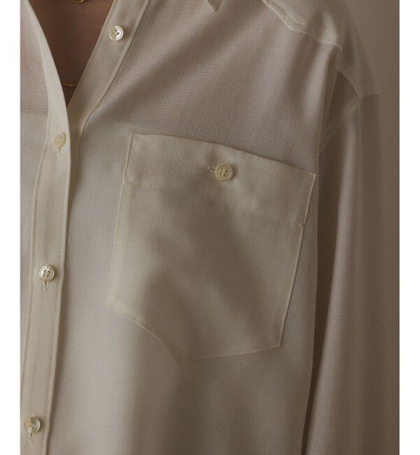 GRACE CONTINENTAL「シアー2wayウエスタンシャツ」|シャツ・ブラウス|